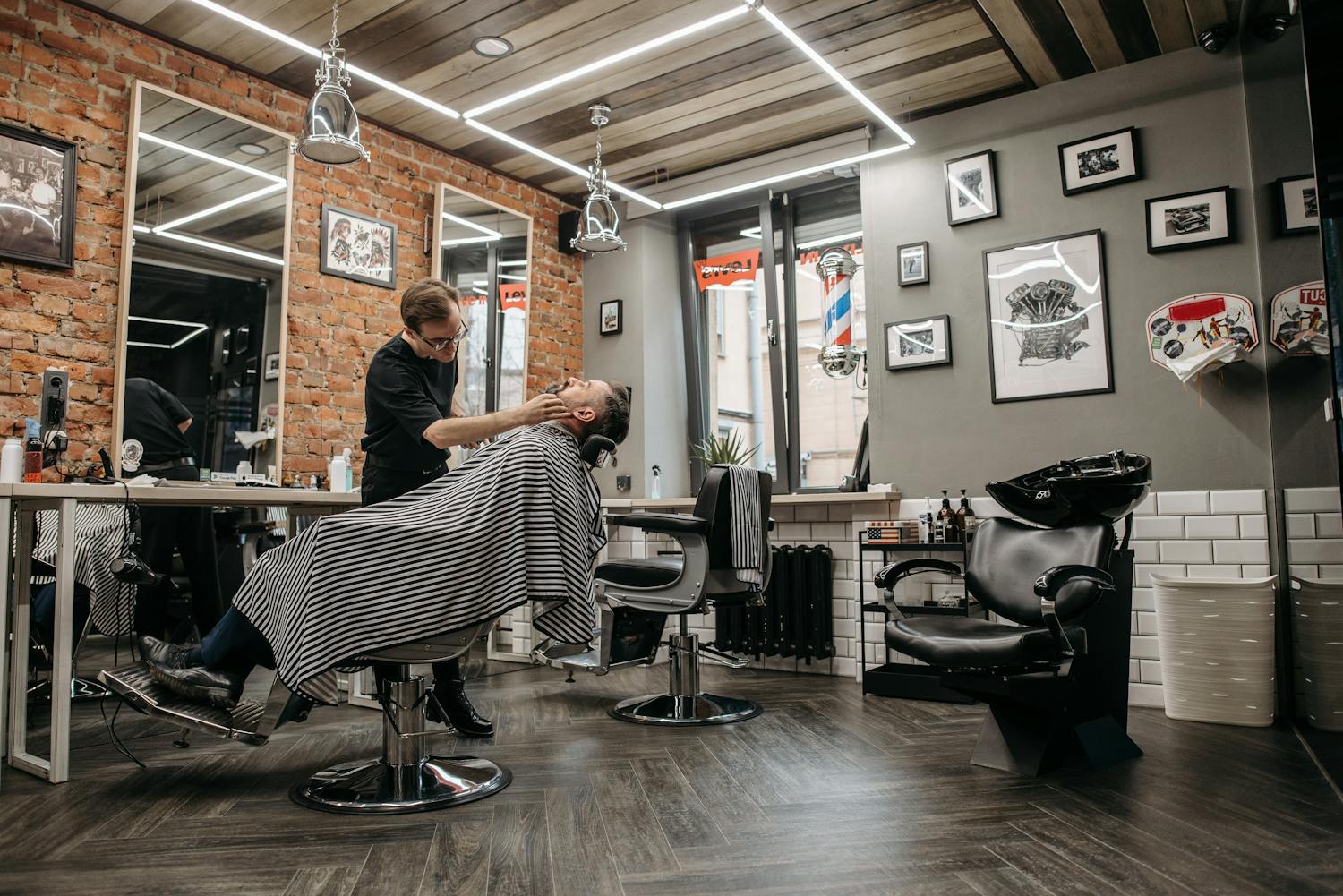 Barbershop atmosphere