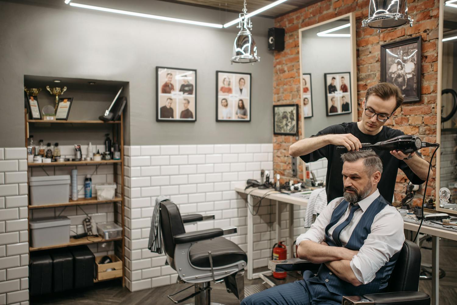 Modern Haircut result